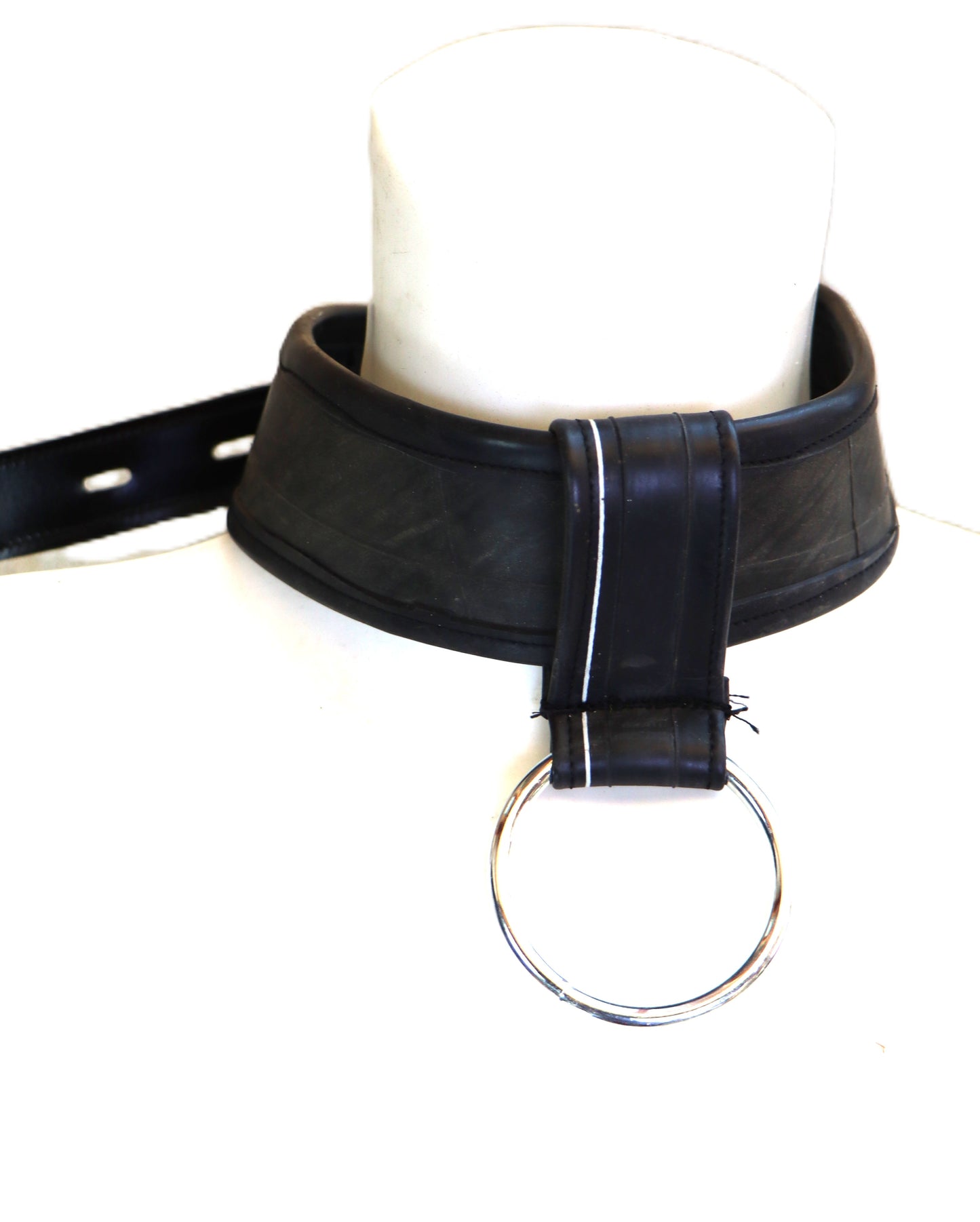 Leder /Gummi Choker