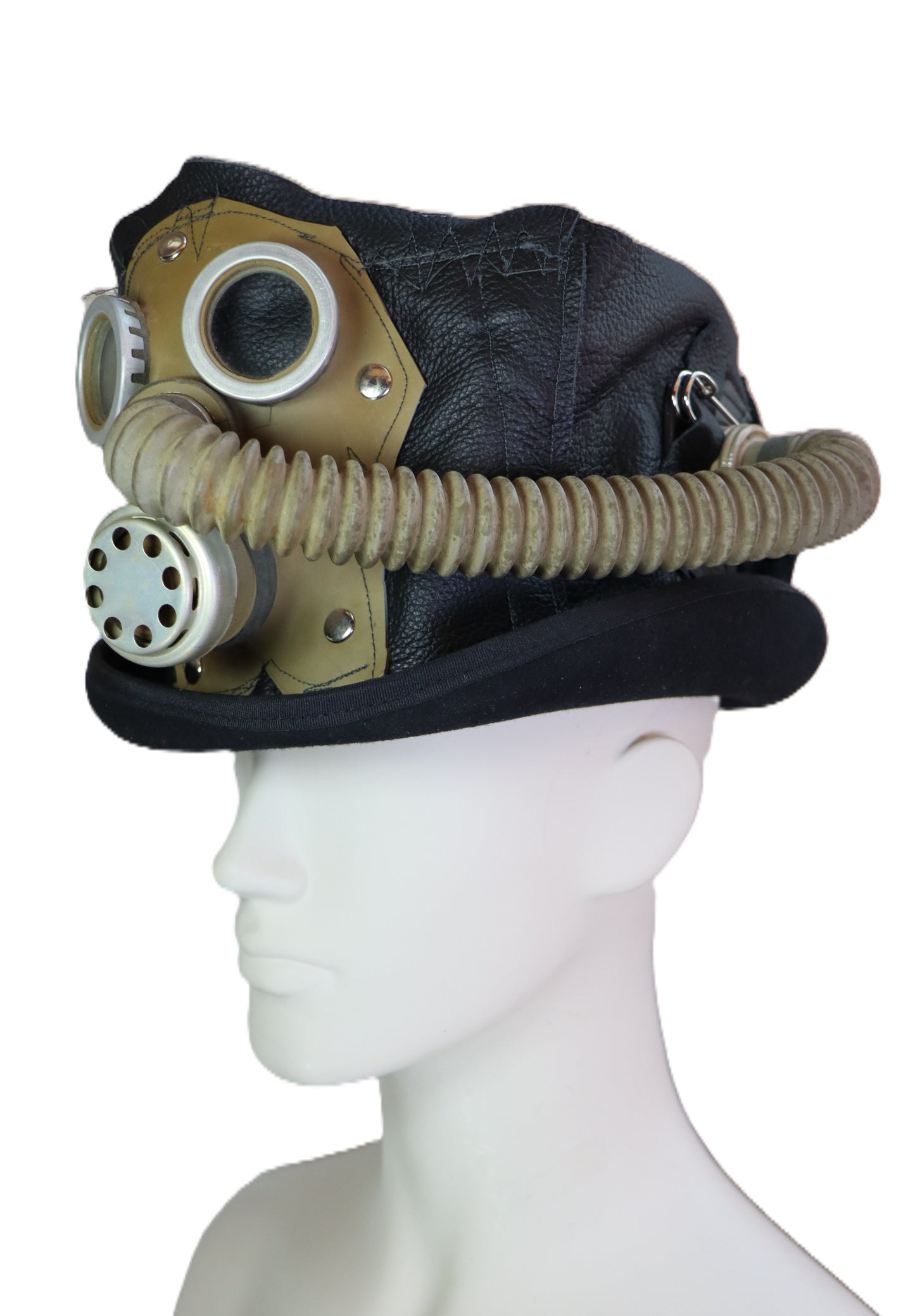 Zylinder mit Gasmaske