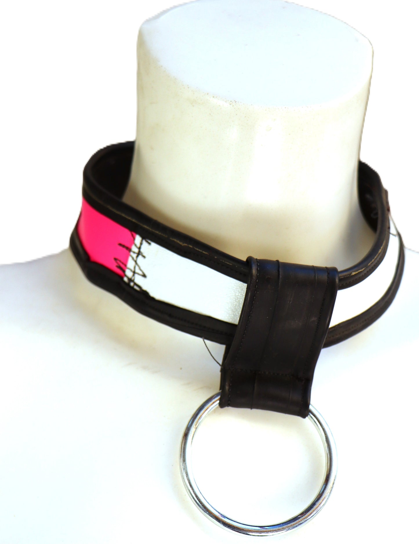Leder /Gummi Choker