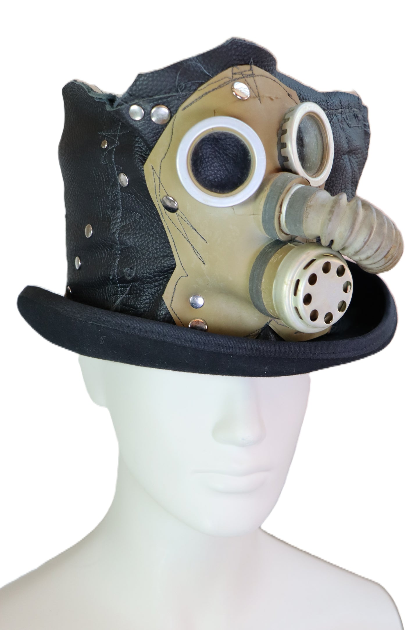 Zylinder mit Gasmaske