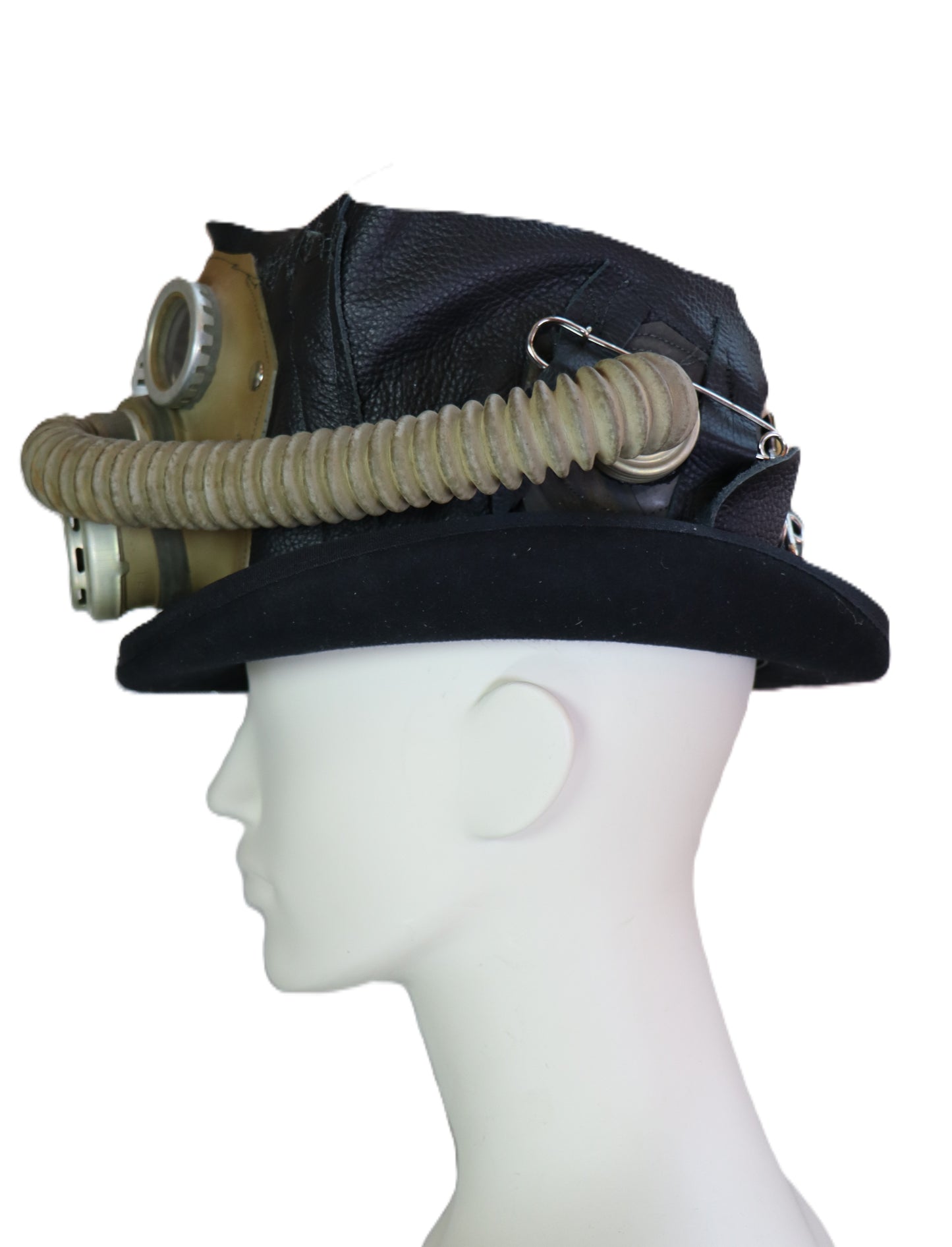 Zylinder mit Gasmaske