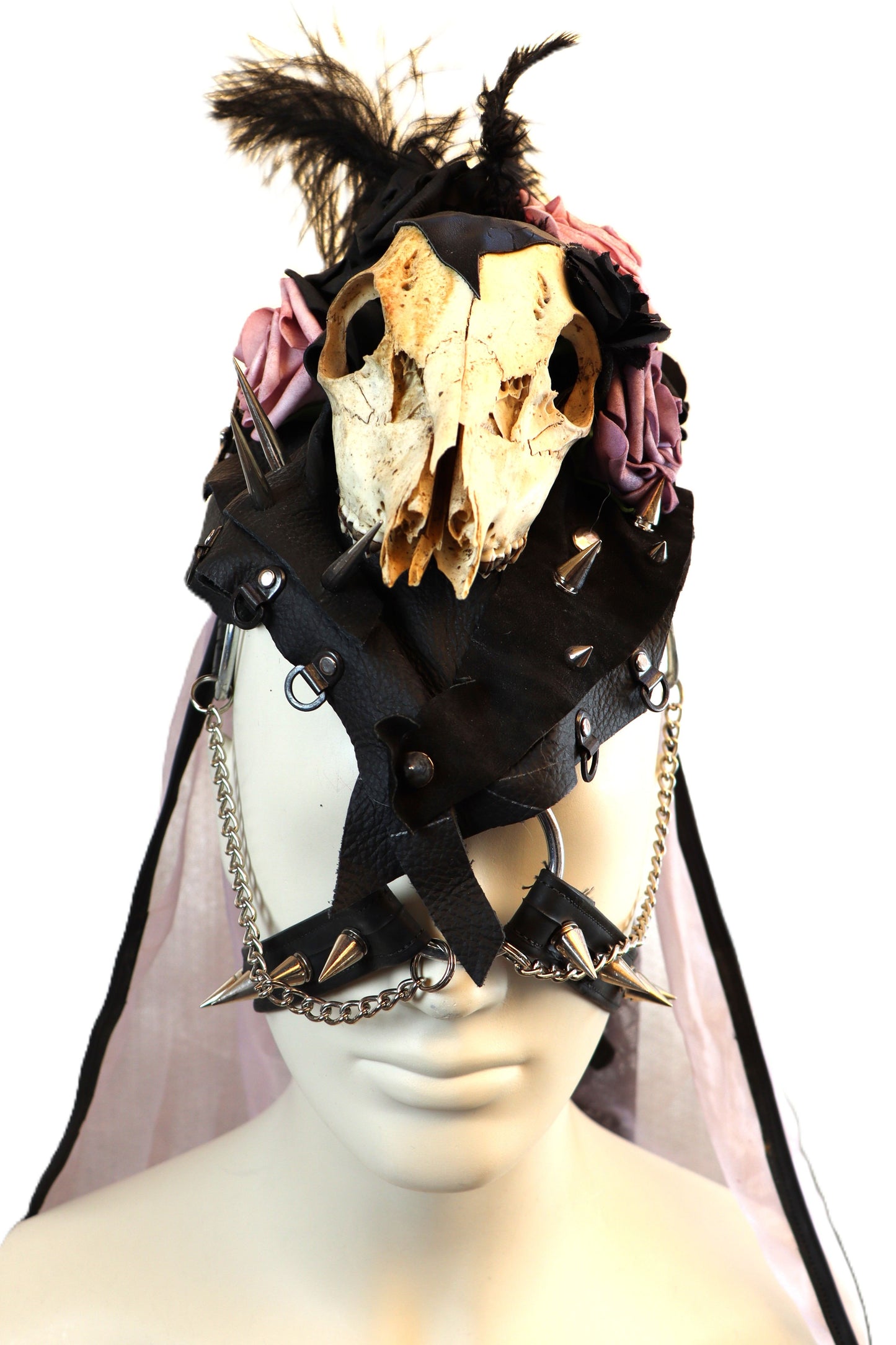 Kopfschmuck mit Schädel