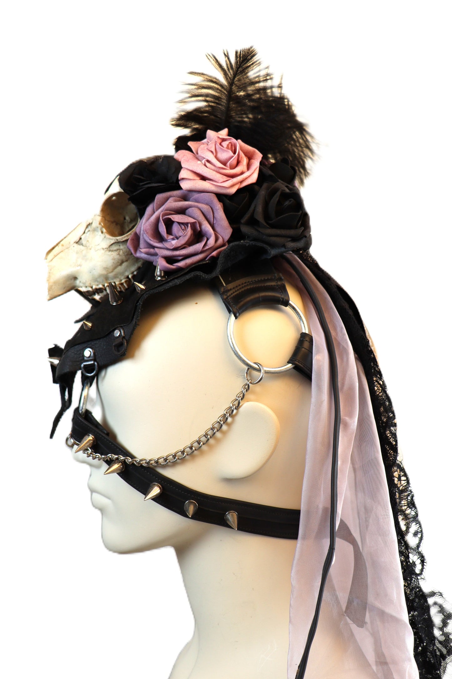 Kopfschmuck mit Schädel