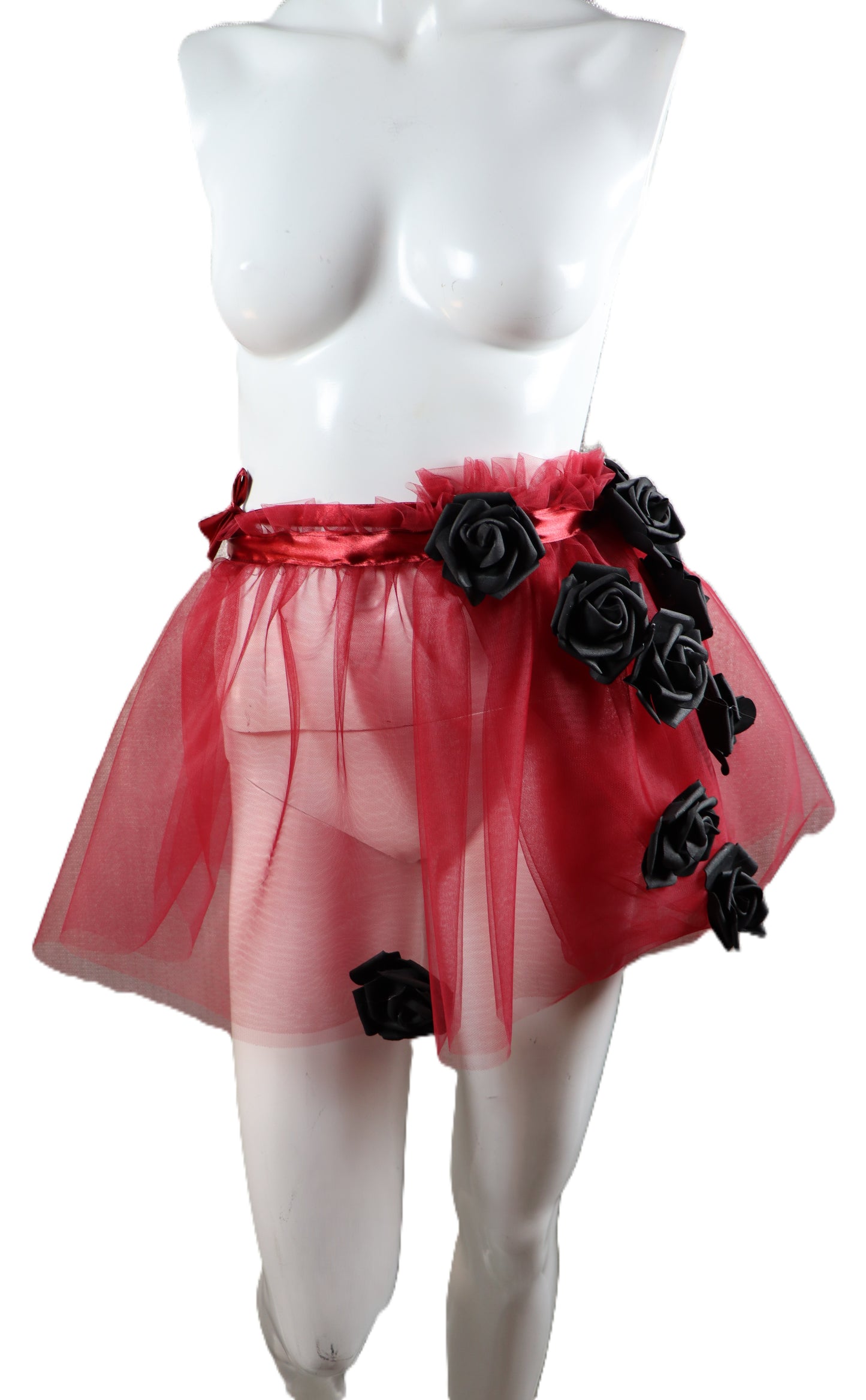 Tüllrock mit Rosen