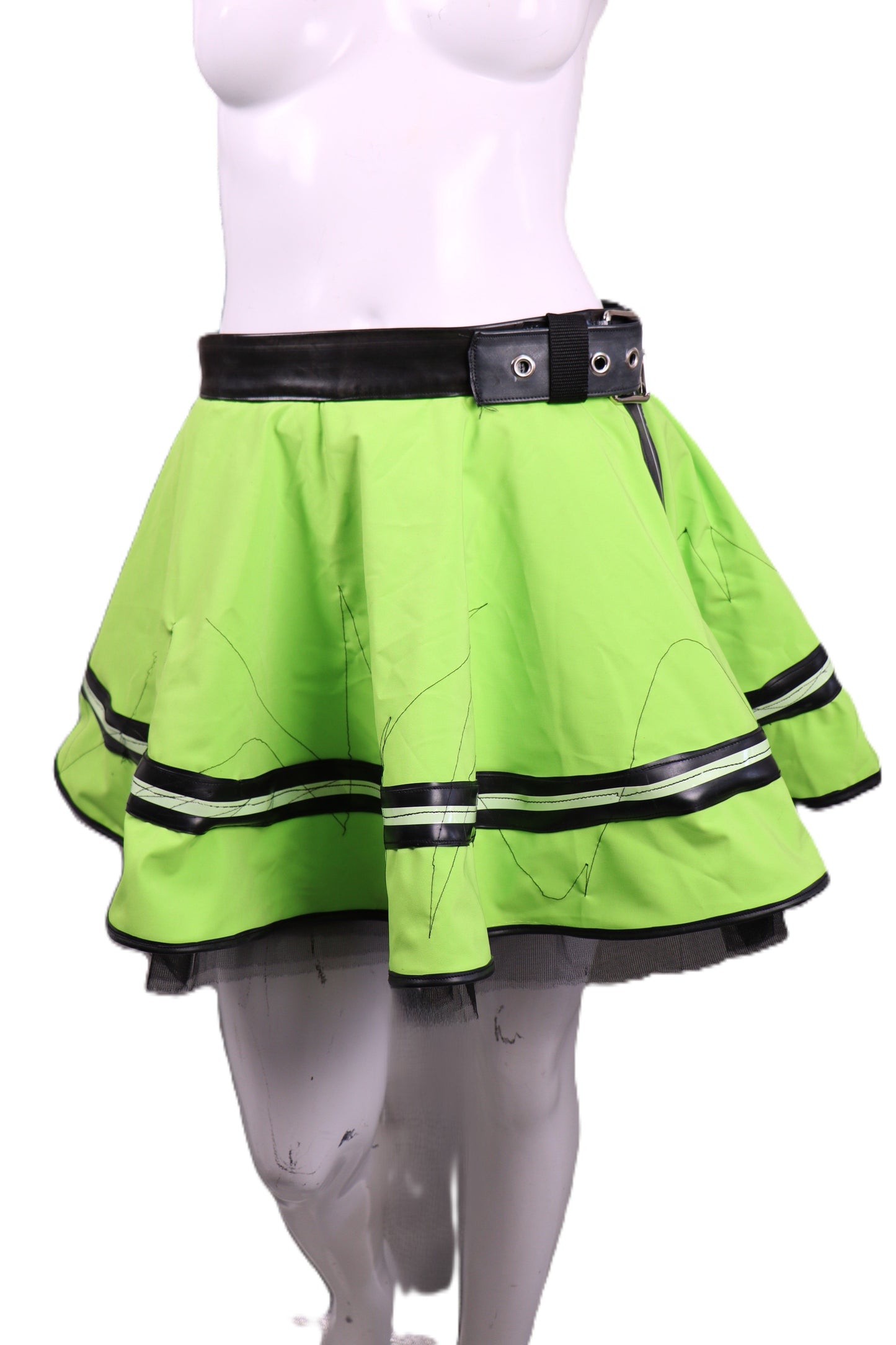 Rock neon grün mit Pettycoat